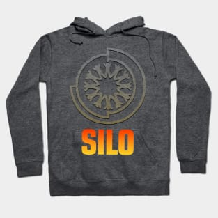 Silo emblem, Tv Series Rebecca Ferguson as Juliette Nichols fan works garphic design bay ironpalette Hoodie